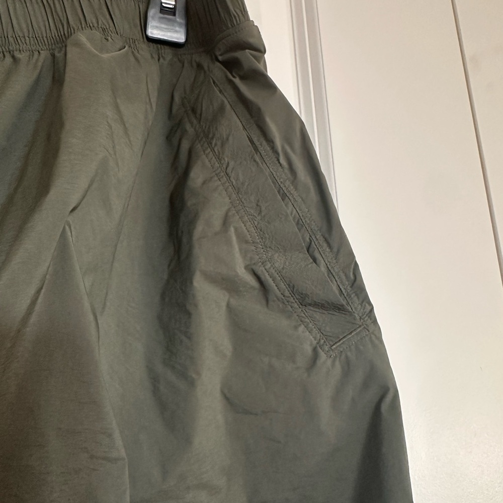 YFB Olive Green Lightweight Athletic Shorts Lined - Picture 3 of 8